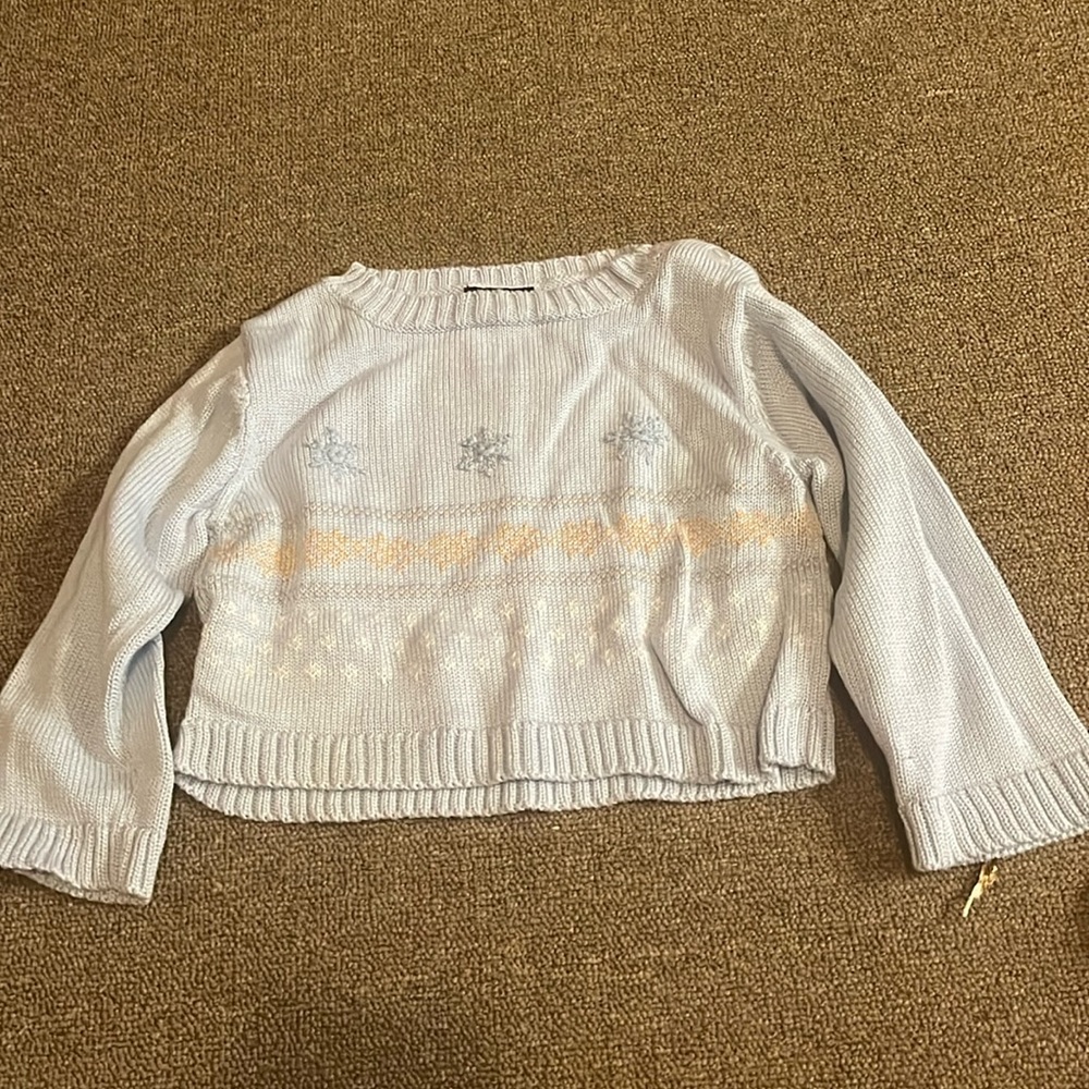 Girls 24mo blue sweater
